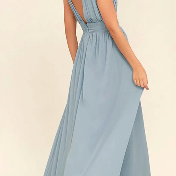 Lulus Heavenly Hues Light Blue Maxi Dress - Picture 2 of 7